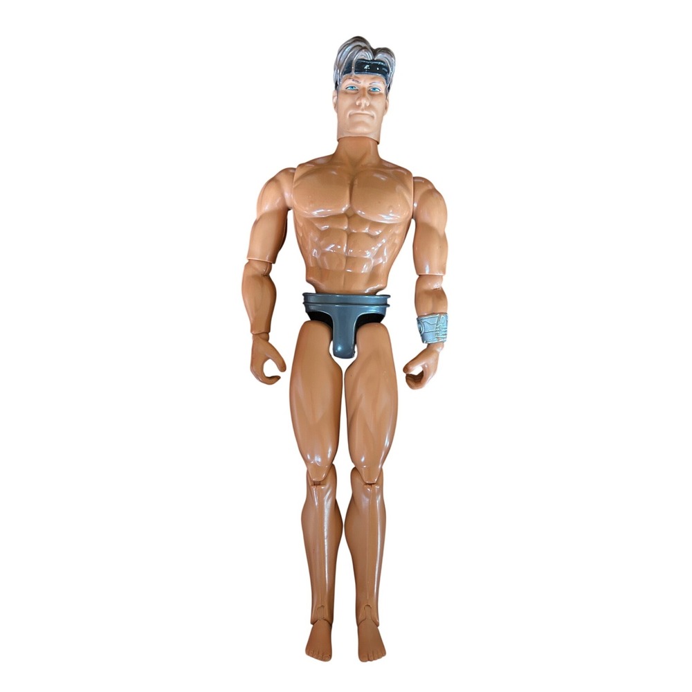 Vintage 1998 Mattel Max Steel Action Figure Muscular Articulated 12‎ inch Toy